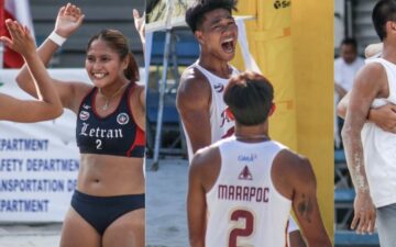 Letran & Perpetual retain NCAA beach volleyball championships; EAC secures Juniors title