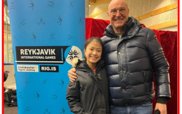Figure skater Cathryn Limketkai wins silver in the 2024 Reykjavik International Games