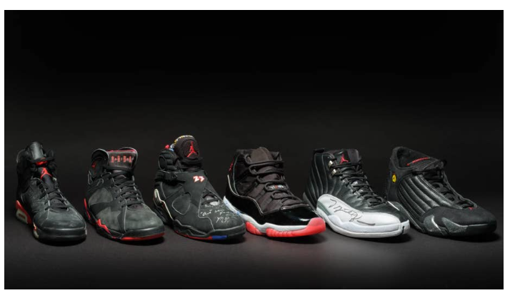 Michael Jordan's Game-Worn Championship Air Jordans Set Global Auction Record