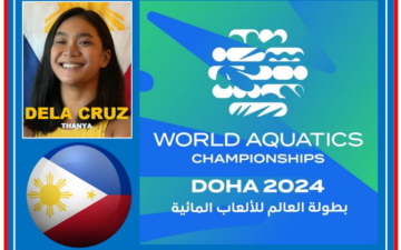 Philippines' Thanya Angelyn Dela Cruz Competes in Women's 100m Breaststroke at 2024 World Aquatics Championships