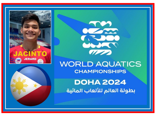 Philippines' Jerard Jacinto Competes in World Aquatics Championships