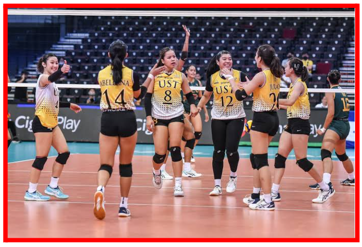 UST Golden Tigresses Remain Unbeaten with Thrilling Victory Over DLSU Lady Spikers
